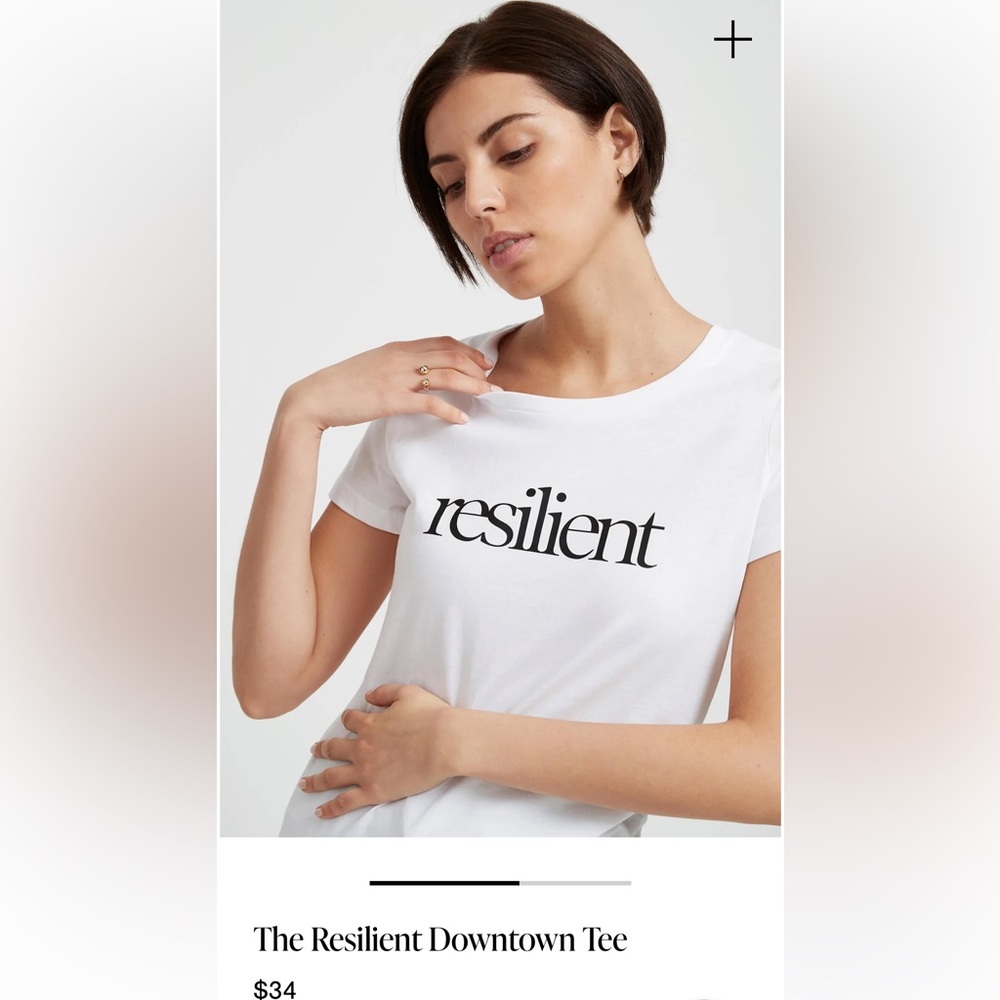 Marcela NYC The Resilient Downtown Tee XS brand new with tags